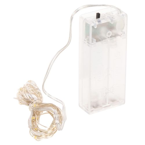 LED Lichterkette Innen Batteriebetrieben 30 LEDs Warmweiss 3 m 6er-Set | Floristik24.ch