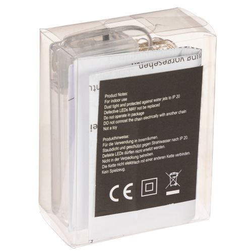 LED Lichterkette Innen Batteriebetrieben 30 LEDs Warmweiss 3 m 6er-Set | Floristik24.ch