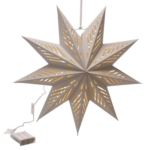 Weihnachtsstern LED aus Papier