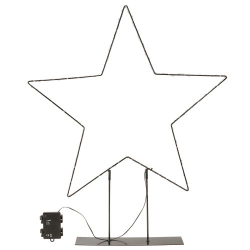 Floristik24 LED Stern stehend 150 Micro LED Warmweiß Metall Ø58cm