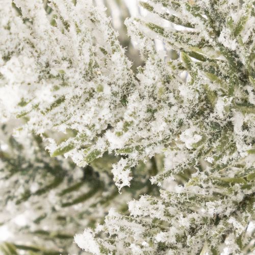 Künstlicher Tannenbaum 85 cm beschneit mit Jutesack und LED für Innen | Floristik24.ch