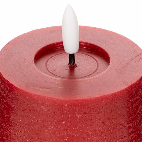LED-Stumpenkerze aus