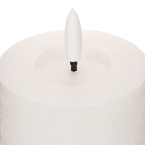 LED Stumpenkerze flackernd