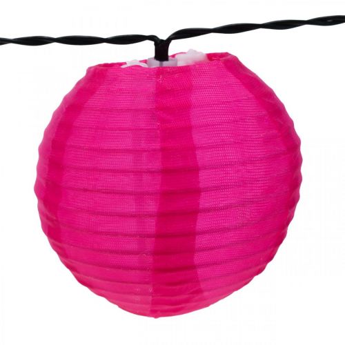 Floristik24 LED Lichterkette Lichtergirlande 20 Lampions 9,5m