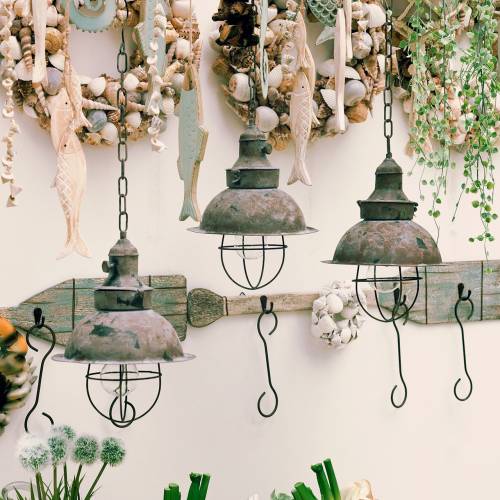 Floristik24 Lampe zum Hängen Antik Ø22cm H33cm