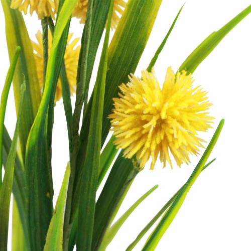 Floristik24 Kunstblumen Kugelblume Allium Zierlauch künstlich Gelb 45cm