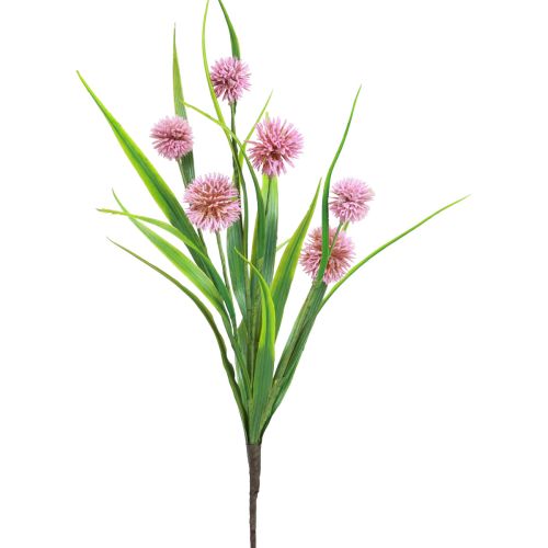 Floristik24 Kunstblumen Kugelblume Allium Zierlauch künstlich Rosa 45cm