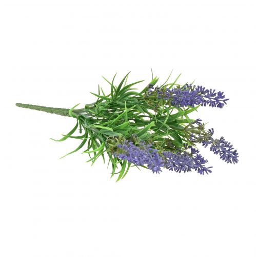 Floristik24 Künstlicher Lavendel Deko Lavendelzweige Pick Lila 33cm 4St
