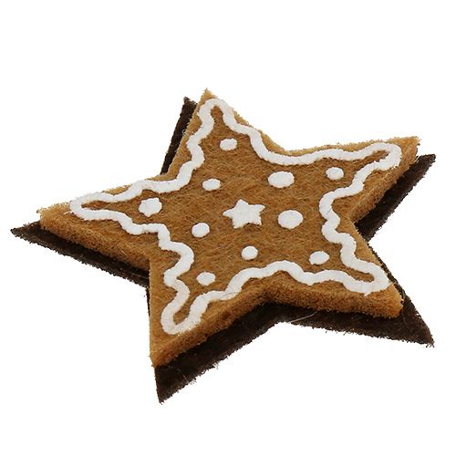 Floristik24 Lebkuchen Sterne 4,5cm zum Kleben 12 St