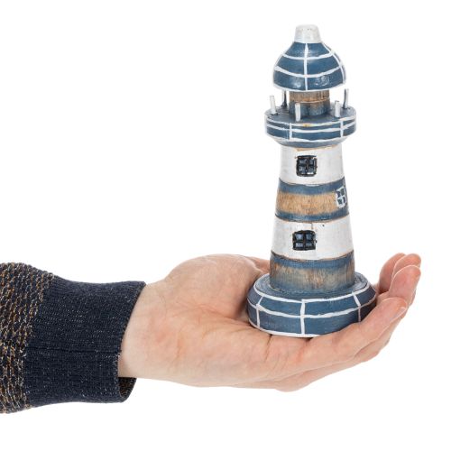 Artikel Leuchtturm Dekoration maritimer Stil für Wohnzimmer und Terrasse 20cm Set à 3St