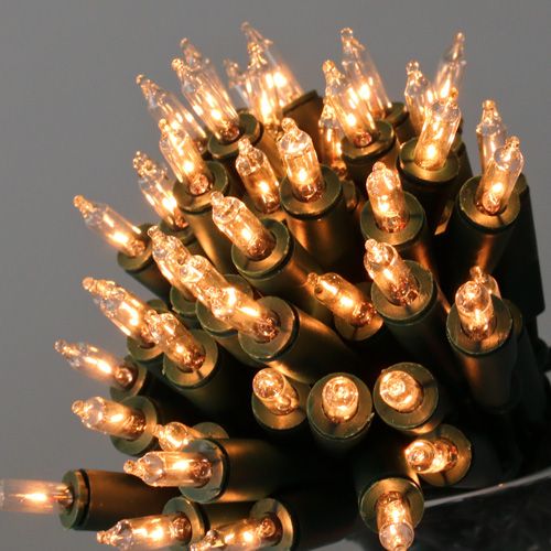 Floristik24 Lichterkette mini 50er 7,5m für Innen grün/klar