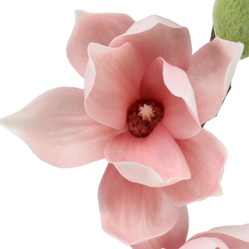 Floristik24 Magnolie künstlich Hellrosa 90cm