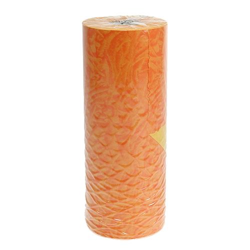 Floristik24 Manschettenpapier Orange 25cm 100m