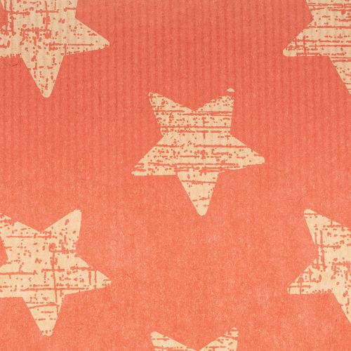 Manschettenpapier rot mit Sternenmuster 25 cm x 100 m für Floristik und Dekoration | Floristik24.ch