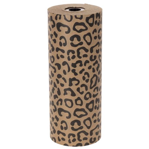 Manschettenpapier Leopard-Muster Rolle 25 cm x 100 m Geschenkverpackung | Floristik24.ch
