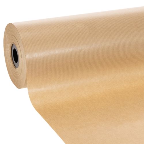 Manschettenpapier Rolle 25 cm x 100 m Natur Kraftpapier