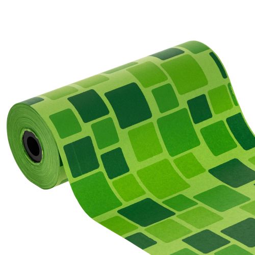 Manschettenpapier aus Papier, 25 cm x 100 m, Mosaikdesign für Blumensträusse online kaufen | Floristik24.ch