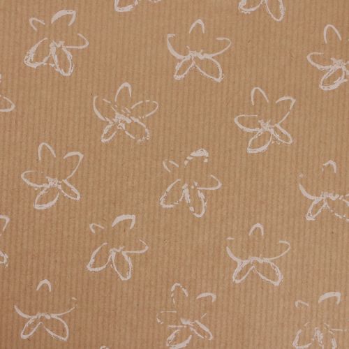 Artikel Manschettenpapier Seidenpapier Natur Blüten 25cm 100m