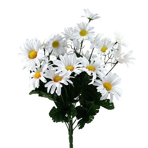 Floristik24.ch Margeritenstrauß Weiß 45cm-67283 | Kunstblumen