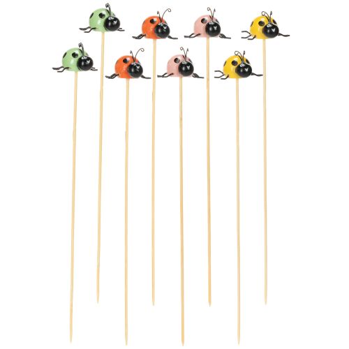 Artikel Marienkäfer Dekofiguren für Blumentöpfe und Blumenarrangements zur Frühlingsdekoration 32cm 16 St