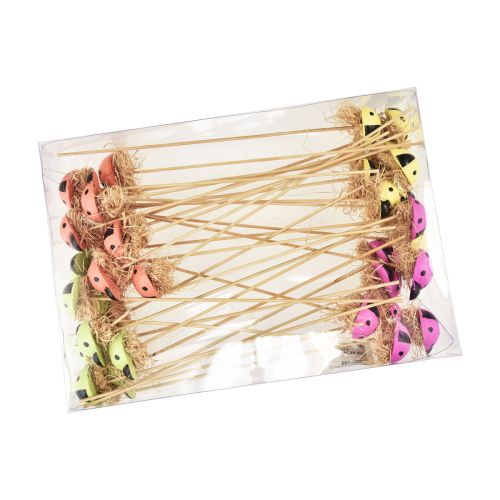 Artikel Marienkäfer Deko Blumenstecker Holz 2,5x3,5x2cm 32St