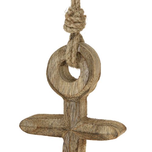 Artikel Maritime Deko Anker Holz Natur Holzanker zum Hängen 19cm