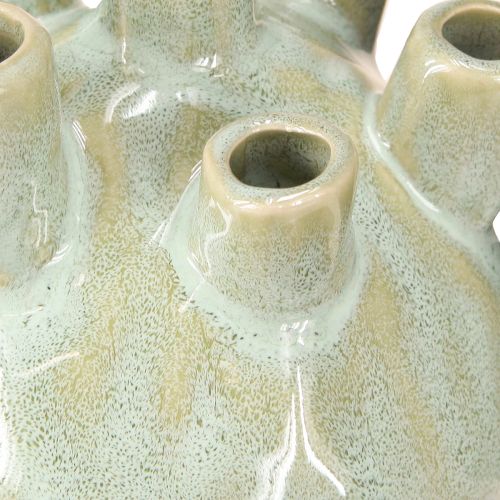 Artikel Maritime Deko Vase Korallen Optik Hellgrün Ø11,5cm H10cm