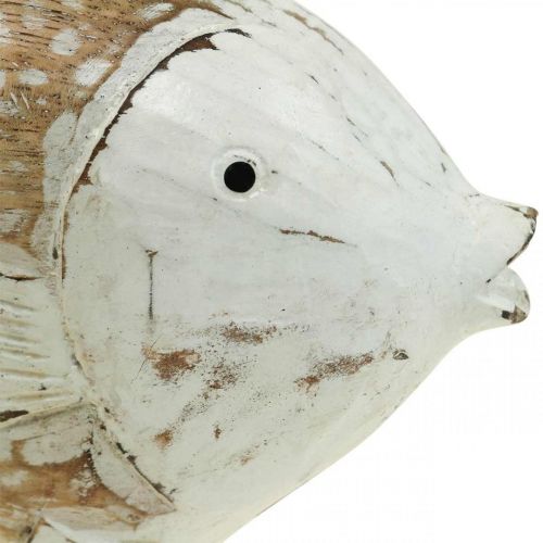 Floristik24 Maritime Deko Fisch Holz Holzfisch Shabby Chic  28x15cm