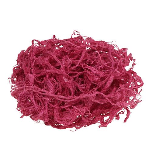 Maulbeerbaumwatte Pink 150g Bast Deko Natur