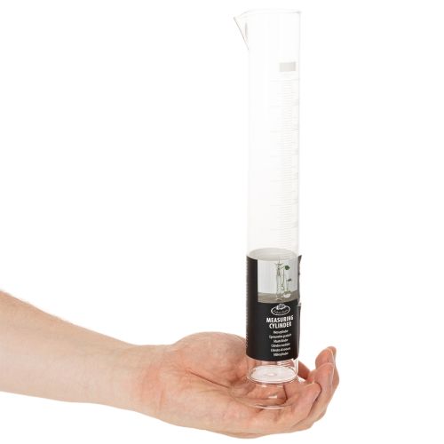 Messzylinder aus Glas mit Sockel 250ml Höhe 30cm | Floristik24.ch