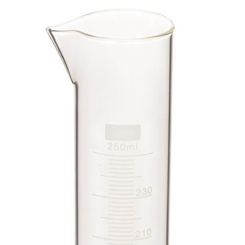 Messzylinder aus Glas mit Sockel 250ml Höhe 30cm | Floristik24.ch