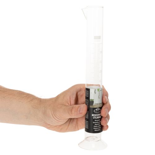 Messzylinder Glas mit Sockel und Skala 100 ml 25 cm Transparent | Floristik24.ch