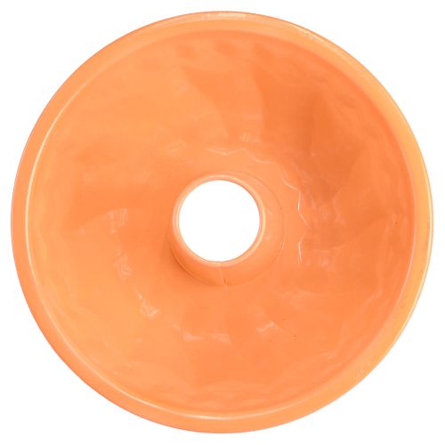 Artikel Metall Deko Backform Gugelhupf Orange Ø23cm H12cm