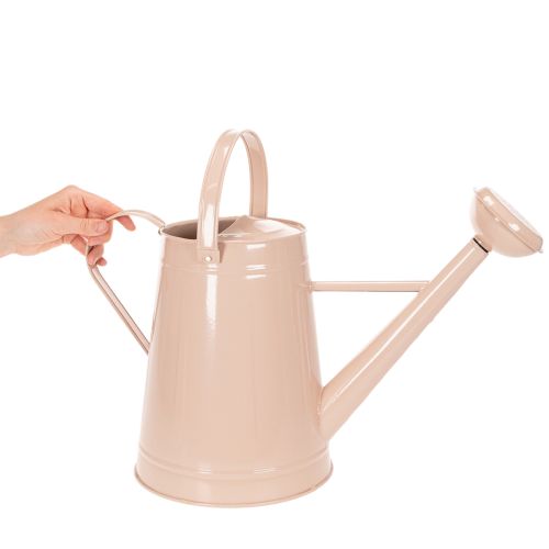 Metall Deko-Giesskanne Sandfarben 50×22,5×39 cm für Pflanzen und Trockenblumen | Floristik24.ch