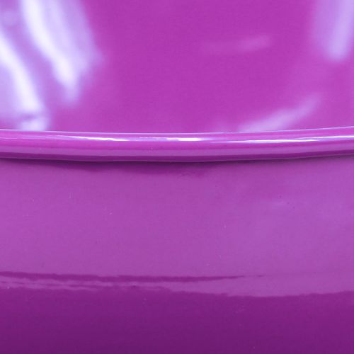 Artikel Metall Deko Tasse Ø16cm H9cm Teetasse mit Unterteller Lila 2St