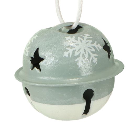 Artikel Metallglocken Weihnachtsglocken Mint Beige Ø3cm 16St