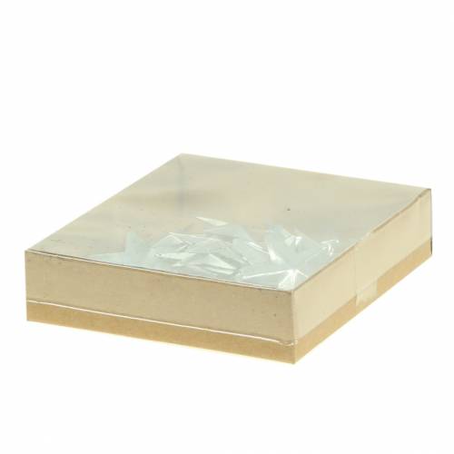 Floristik24 Stern Metall Silber 4cm 48 St