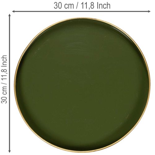Deko-Tablett aus Metall, 30
