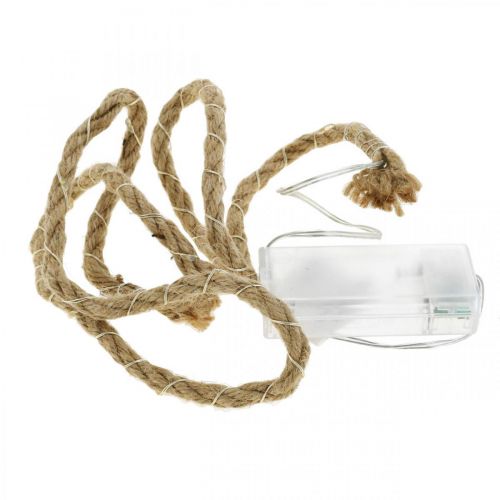 Floristik24 LED-Lichterkette Kordel für innen 20 Micro-LED Warmweiß 95cm