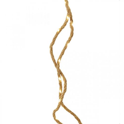 LED-Lichterkette Kordel für innen 20 Micro-LED Warmweiß 95cm