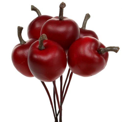 Floristik24 Mini Apfel am Draht Ø2,5cm 48 St