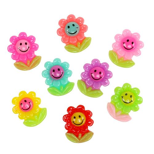 Mini Blumen zum Kleben 2cm 24 St