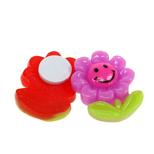Floristik24 Mini Blumen zum Kleben 2cm 24 St
