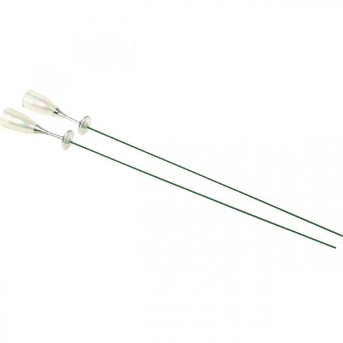 Artikel Mini Sektglas Silvesterdeko zum Stecken 7,5cm 24 St