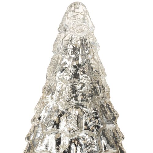 Artikel Mini Weihnachtsbaum mit LED Beleuchtung Silber Gold 28cm