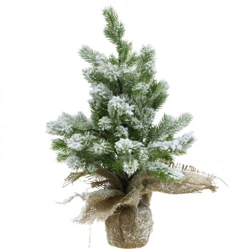 Artikel Mini Weihnachtsbaum im Sack Verschneit Ø25cm H42cm