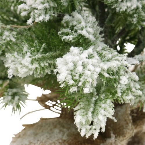 Artikel Mini Weihnachtsbaum im Sack Verschneit Ø25cm H42cm