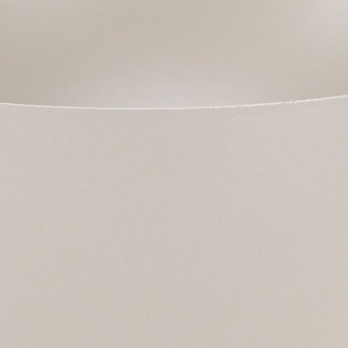 Floristik24 Moderne Pflanzschale Metall Deko Pokal Grau Ø20cm H16,5cm