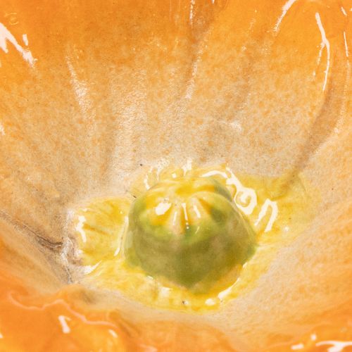 Artikel Mohnblumen Keramik Skulpturen Blüten in kunstvoller Gestaltung für den Garten 52cm 2St