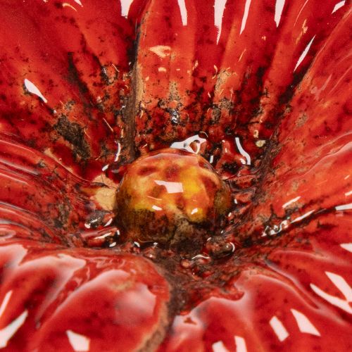 Artikel Keramik Mohnblüte Romantische Dekoration für Frühlingsgarten und Beete 31cm 6St